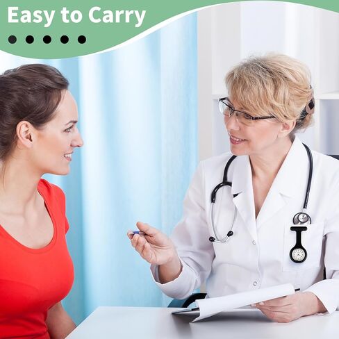 Kenning 15 Pack Clip on Nurse Watches for Women Men, Silicone Lapel Pin Pocket Fob Stethoscope Watches with Second Hand for Doctor Nurse Student Graduation Xmas Birthday Gifts in Kuwait