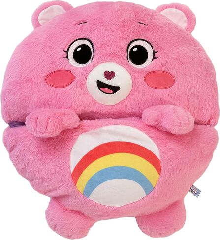 Happy Nappers: Care Bears Sleep Sack Medium - Wish Bear - 54 x 20, 2-in-1: Plush Character Opens Into Sleeping Bag, Soft Nap & Play Animal, Kids 3+ in Saudi Arabia