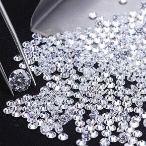Aiercrystal 7890pcs 5a آلة دائرية قطع أبيض زركونيا الحجر الحجري الصعود إلى مجوهرات صنع المجوهرات