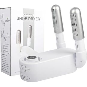Shoe Dryer Glove Dryer, Dry Wet Shoes with 360°Heat Blower, Intelligent Shoes Dryer with Four Timer, Suitable for Sneaker, Glove, Boots, Ski Boot, Helmet, Folding and hanging Design