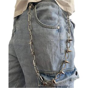 Pinkpin برشام الجيب Watch Ceychains Wallet Keychain Biker keychain bants punk punker hip hop for Men Women Clothing Association