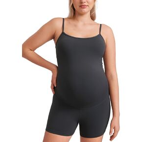 CRZ Yoga Butterluxe Paternity تمرين ROMPER للنساء غير الرسمي السباغيتي حزام شورت حزام بذرة الحمل دبابة أعلى bodysuit