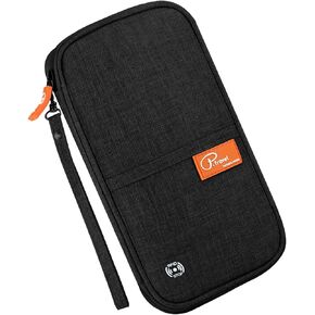 Travel Passport Wallet, RFID Family Passport Holder Large, Lightweight Passport Cover Case Waterproof Bag Document Organizer for Women & Men