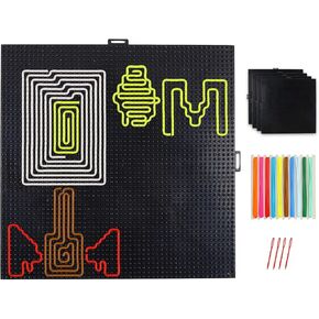 Handewo 4PCS Sensory Board ، مجموعة الحرف اليدوية للبالغين ، لعبة تململ على الوجهين لديكور المكاتب ، الأخضر