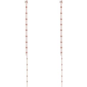 Sluynz Solid 925 Sterling Silver 6.3inch arcing arcing arcings for Women Teens Wedding Dangle أقراط
