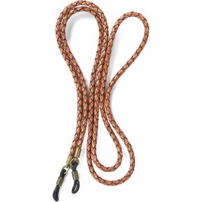 GENIQUE Genuine Leather Eyeglasses Strap, Leather Glasses Chain for Women, Glasses Lanyard for Men, Women Sunglasses Strap