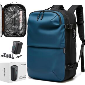 Vortex Vacuum Seal Seal Backpack 60L exapandable نظام ضغط الهواء المقاوم للماء TSA Lock Carry -On Atcase Aero Black Aero - مضخة فراغ