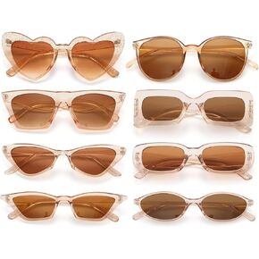 Party Sunglasses Bulk Black Sunglasses Pack Party Favor Retro Multipack Glasses Set for Women 8/12 Pack