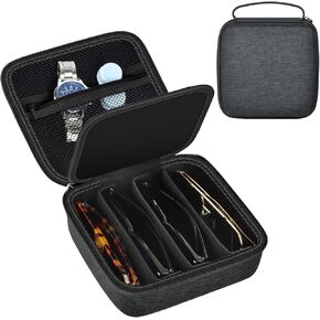 Travel Sunglasses Organizer Cases for Quay Polarized Sunglasses Men Women, Trendy Sunglasse Storage Holder (Bag Only)