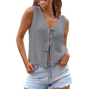 Lillusory Womens Crochet Tops Summer Actord Outfits Beach Fashter 2025