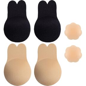 Sticky Bra, Backless Strapless Bra Push Up, Adhesive Invisible Lift Up Bras