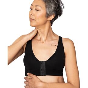 AnaOno Post-Surgical Pocketed Recovery Mastectomy Bra - Soft Compression Bra with Breast Pad Inserts in Kuwait