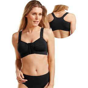 Alice Post Surgery Compression Bra w/Adjustable Straps | Post Surgical Bra Front Closure