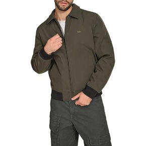 Levi's Men's Lightweight Softshell Varsity Rib Knit Bomber Jacket
