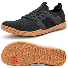 أحذية Pulltop Barefoot Trail للرجال - صندوق إصبع القدم الواسع | صفر قطرة نعل | أحذية تدريب CrossFit الحد الأدنى