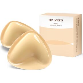 Push up Sticky Bra Pads Inserts,Double Sided Sticky Bra Inserts,Swimsuit Sticky Bra Inserts,Instant Adhesive Bra