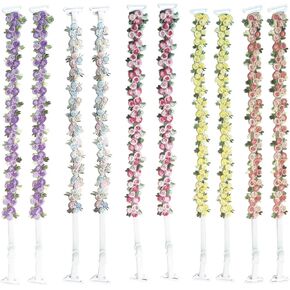 Removable Invisible Floral Bra Straps,Decorative Bra Straps Replacement,Shoulder Straps for Women Tops Dress,5 Pairs Pack