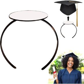 1 PCS CAPUTION CAPBAND ، 2025 NEW GRAD CAP CAP-CAP ، تصفيفة الشعر الآمنة ، وليس تغيير الشعر ، ونطاق الشعر المضاد للسقوط للخريجين ، والطلاب ، والنساء (لا يشملون قبعة غراد)