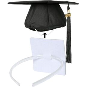 Punchman Capuation Cap-Oper-Firm Virm Virt Hair Band for Graduation Cap ، Grad Cap Headband Holder Companion