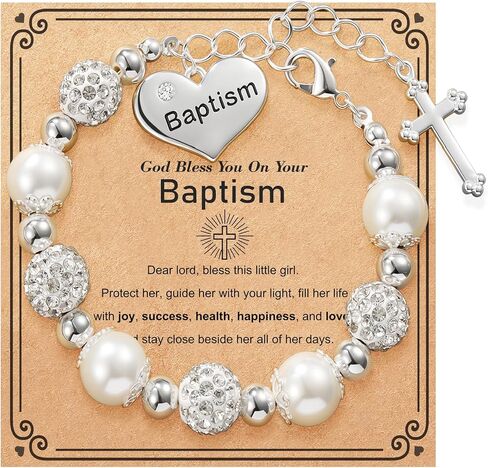أول معمودية تأكيد بالتواصل معمودية صليب للفتيات ، هدايا المجوهرات الكاثوليكية للطفل ابنة الحفيدة 6+2 بوصة in Kuwait