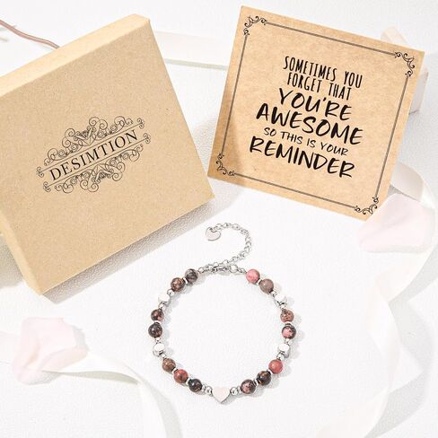 Desimtion Graduation Gifts for Her/Girls/Women, Bracelets for Women Teen Girls, Sometimes You Forget You're Awesome Bracelets, Birthday Gifts for Mom, Wife, Daughter, Sister, Best Friends in Saudi Arabia
