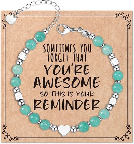 Desimtion Graduation Gifts for Her/Girls/Women, Bracelets for Women Teen Girls, Sometimes You Forget You're Awesome Bracelets, Birthday Gifts for Mom, Wife, Daughter, Sister, Best Friends in Saudi Arabia
