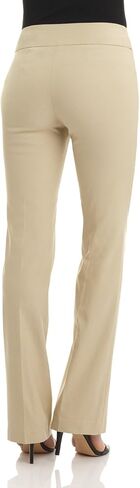 Rekucci Womens Eantains in Comfort Respressy Business Casual Bootcut Pull-On Everyday Office Pant بأحجام عادية/طويلة/صغيرة in Kuwait