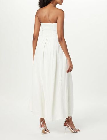 The Drop Women's Carlota Strapless Linen Maxi Dress in Saudi Arabia