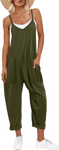 ANRABESS Jumpsuits for Women Casual Summer Overalls Sleeveless Spaghetti Strap Romper Jumpers Trendy Beach Vacation Outfits in Saudi Arabia