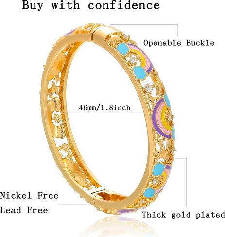 Ethlyn Gold مطلي بالأطفال المفتوحين للأطفال Baby Barkles Barcelets Birthday Histricl Higds Hirdents Friday for Children in Kuwait