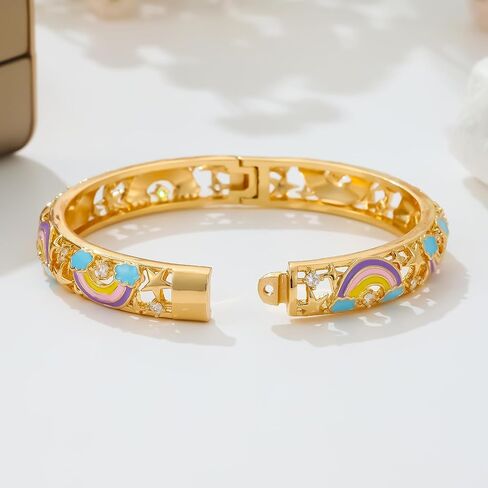 Ethlyn Gold مطلي بالأطفال المفتوحين للأطفال Baby Barkles Barcelets Birthday Histricl Higds Hirdents Friday for Children in Kuwait