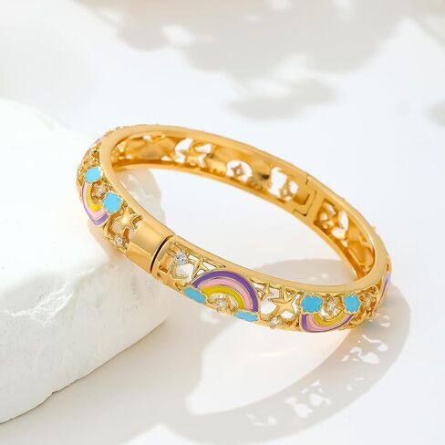 Ethlyn Gold مطلي بالأطفال المفتوحين للأطفال Baby Barkles Barcelets Birthday Histricl Higds Hirdents Friday for Children in Kuwait