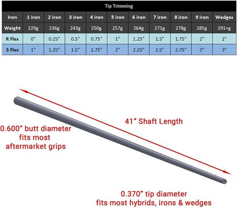 Hypersonic SL50 Ultralight Graphite Golf Shafts for Woods and Irons, Uncut, Ladies/Senior Regular/Stiff Flex in Saudi Arabia