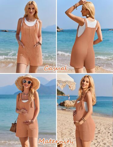 ekouaer rompers for Women 2025 Fashion مضلعة بذلة متماسكة السبق in Kuwait