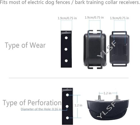 Quick Snap Bungee Dog Collar Strap with D Ring for Most of Electronic Training Shock Collar Receivers-Adjustable Durable Waterproof Odorless 3/4 Inch TPU Collar Replacement for Barking Fence in Kuwait