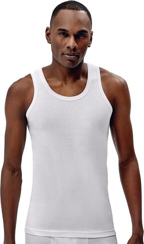 Brix Men's Tank Top Undershirts - 100% Cotton Multipack Tagless Shirts. in Saudi Arabia