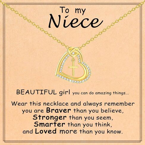 Cross Necklace for Daughter Baptism First Communion Confirmation Graduation Gifts for Daughter in Saudi Arabia