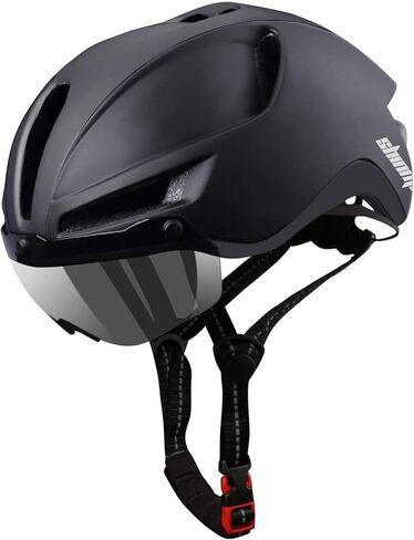 Shinmax Adult Bike Helmet,Bicycle Helmet with Removable Magnetic Goggles & USB Rechargeable LED Light Road Mountain Bike Helmet Adjustable Size Ultralight Cycling Helmet Men Women SM-T88 in Kuwait