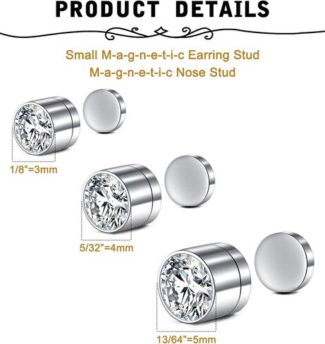 MODRSA Fake Nose Stud Fake Nose Ring Stud Fake Nose Piercing Fake Lip Ring Fake Earrings Stud Silver Gold Fake Cartilage Helix Earring Clip on Earring Hoop Fake Eyebrow Ring Fake Bridge Piercing in Saudi Arabia