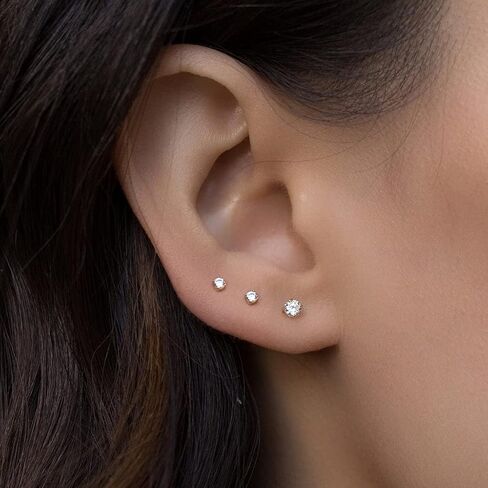 MODRSA Fake Nose Stud Fake Nose Ring Stud Fake Nose Piercing Fake Lip Ring Fake Earrings Stud Silver Gold Fake Cartilage Helix Earring Clip on Earring Hoop Fake Eyebrow Ring Fake Bridge Piercing in Saudi Arabia