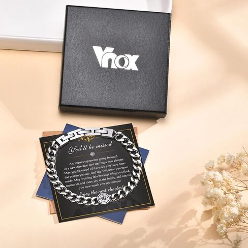 هدايا التخرج VNOX بالنسبة له 2025 | ملهمة يدوي مينس بوصلة حبات هدية لابن صديقها بورثتر | الفصل الدراسي لعام 2025 هدية التخرج من كلية المدرسة الثانوية له in Kuwait