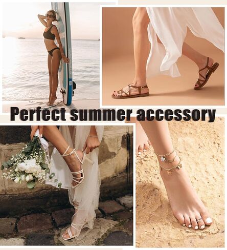 4PCS 14K Gold Plated Toe Rings, White Gold Plated Toe Rings for Women Hug CZ Triple Twist Simple Band Open Toe Rings Beach Foot Jewelry Adjustable in Saudi Arabia