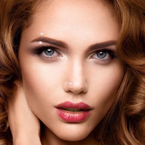 Clear Piercing Retainers Earrings Plastic Earrings for Sports Belly Rings Septum Eyebrow Lip Cartilage Tragus Earring Lip Rings Labret Retainers for Work Surgery in Kuwait