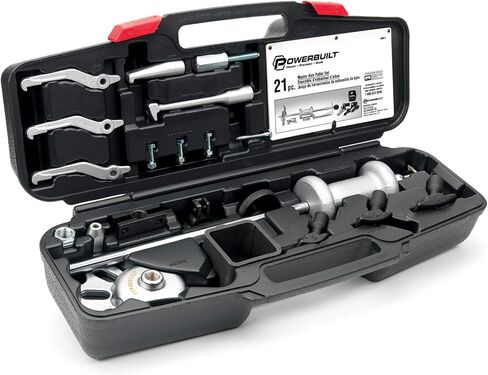 Powerbuilt Master Hub Puller Tool Set, Remove and Install Car Wheel Hubs and Axels, Ford and Mercury, Front-Wheel or Rear-Wheel Vehicles - 648608 in Saudi Arabia