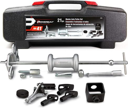 Powerbuilt Master Hub Puller Tool Set, Remove and Install Car Wheel Hubs and Axels, Ford and Mercury, Front-Wheel or Rear-Wheel Vehicles - 648608 in Saudi Arabia