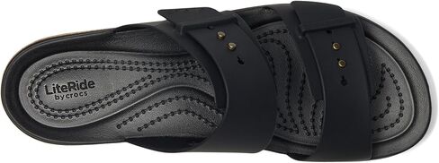 Crocs Women's Brooklyn Cork Buckle Sandals Wedge in Saudi Arabia
