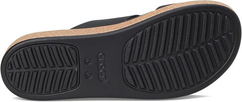 Crocs Women's Brooklyn Cork Buckle Sandals Wedge in Saudi Arabia