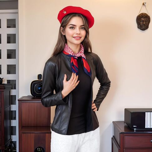 Choyaxo 3PCS French Beret Hat Set Assumeors Comply Conference Conser in Kuwait