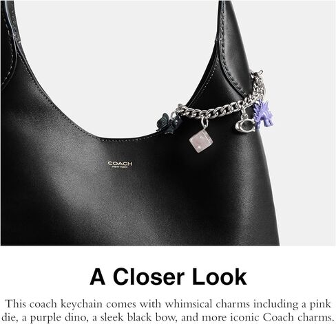 Coach womens Motif Chain Bag Charm in Saudi Arabia