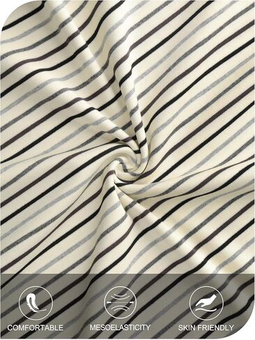 قميص ميروكيتي للسيدات القصيرة القصيرة قميص غير رسمي ملون مخطط بلوزة قمم فضفاضة in Kuwait